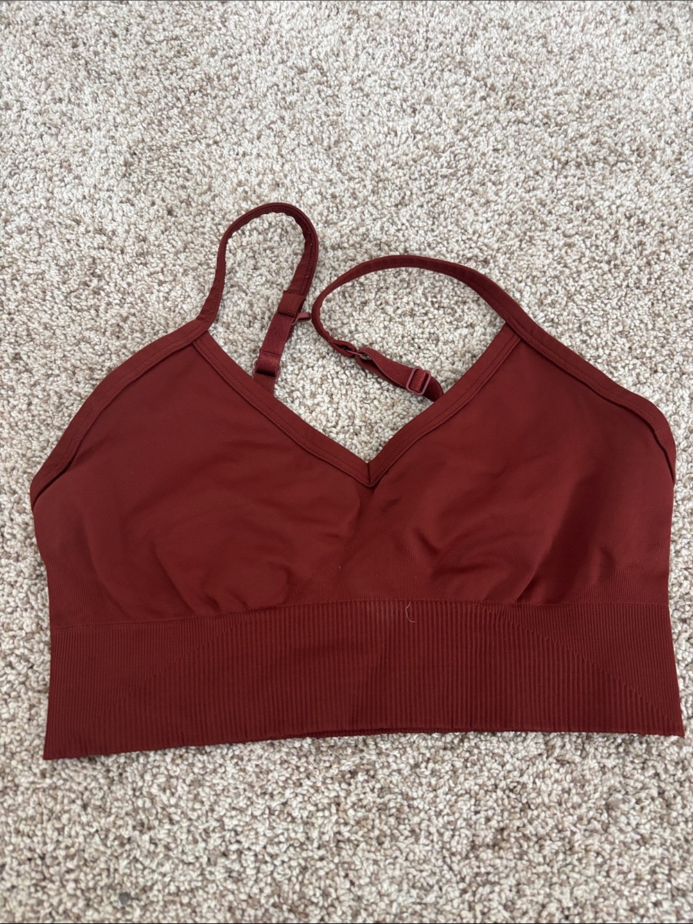 lululemon sports bra - Deep Burgundy